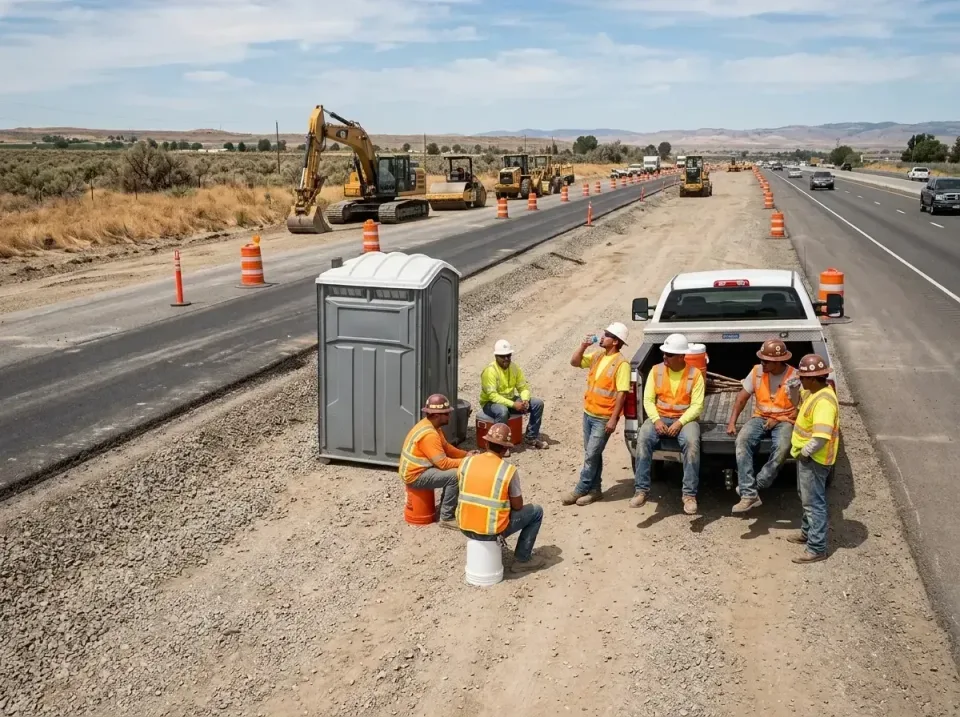 highway-road-construction-crew-007 — frequently asked questions, Porta Potty and Restroom Rentals in Fetters Hot Springs-Agu…